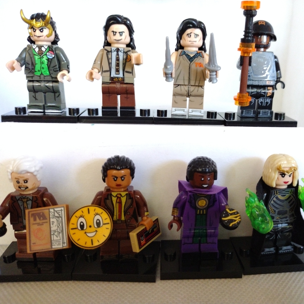 Loki TV show Custom Designed Minifigures set of 8